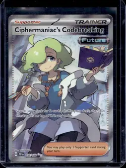 2024 Pokemon SV Temporal Forces Ciphermaniac's Codebreaking #198/162 - Image 1