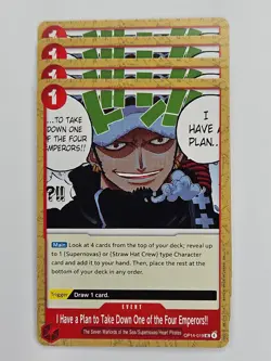 One Piece - 4x OP14-019 I Have a Plan to Take Down One of the Four... - Uncommon - Image 1