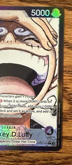 Monkey D. Luffy (Alt Art) OP09-061 L Emperors in the New World - ONE PIECE Card - Image 3
