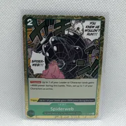 Spiderweb OP04-035 | Kingdoms of Intrigue - English | R Holo | One Piece NM - Image 1