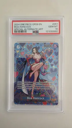 One Piece Boa Hancock Emperors in the New World OP09 SP PSA 10 - Image 1