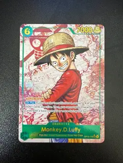 Monkey D. Luffy OP13-118 SEC Alt Art - One Piece Carrying On His Will English - Image 1