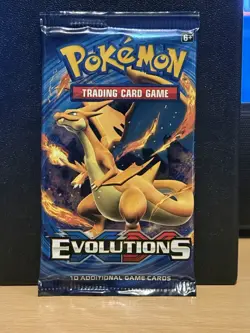 Pokemon TCG XY Evolutions Booster Pack - Factory Sealed - Charizard Artwork 2016 - Image 1