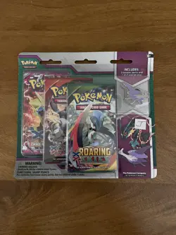 Pokemon XY Mega Evolutions 3 Booster Blister Pack Mega Latios Pin Factory Sealed - Image 1