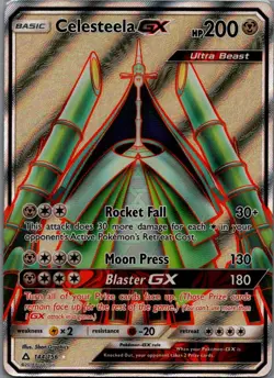 Celesteela GX (Full Art) Ultra Rare SM - Ultra Prism 144/156 NM - Image 1