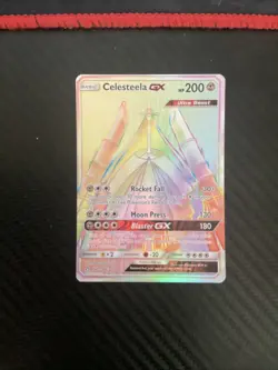 Pokemon - Celesteela GX 162/156 Rainbow Secret - Sun Moon Ultra Prism NM - Image 1