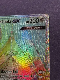 Celesteela-GX Ultra Prism Sun & Moon rainbow 162/156 full art holo secret rar Nm - Image 5
