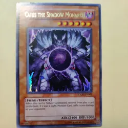 Caius the Shadow Monarch SDDE-EN001 Ultra Rare LP Yugioh - Image 1