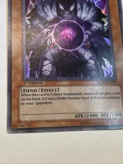 Caius the Shadow Monarch SDDE-EN001 Ultra Rare 1st Ed Yugioh - Image 5