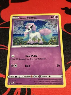 Galarian Ponyta SWSH013 Black Star Promo Holo Pokemon Card - Image 1