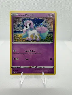 Galarian Ponyta SWSH013 Black Star Promo Holo Pokemon Card - Image 1