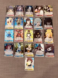 Weiss Schwarz Konosuba The Movie: Legend Of Crimson REPRINT ENG NM LOT - Image 3
