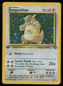 Pokemon 1999 1st Edition - Jungle - Holo - Kangaskhan - 5 - Image 1