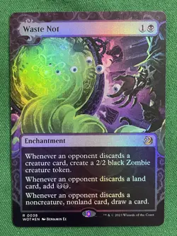 Waste Not R Wilds of Eldraine: Enchanting Tales 38 NM (Foil) - Image 1