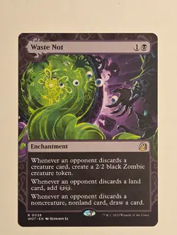 Waste Not X1 Wilds of Eldraine Enchanting Tales 38/103 R MTG - Image 1
