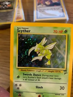 Scyther (17/130) Holo Base Set 2 Pokemon Card! FAST & FREE P&P! - Image 4