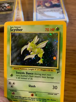 Scyther (17/130) Holo Base Set 2 Pokemon Card! FAST & FREE P&P! - Image 5