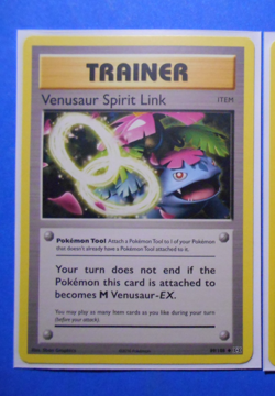 3x Venusaur Spirit Link 89/108 Pokemon card Evolutions uncommon NM - Image 1