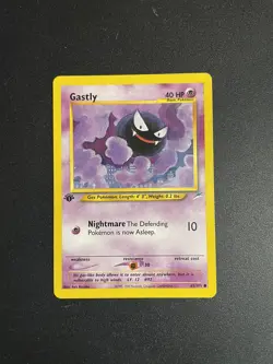 Gastly | 65/105 | 1st Edition | Neo Destiny | Pokemon Card | NM - Image 1