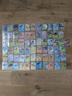 Huge Pokemon Card Collection Lot EX Full Arts HOLOS GX PROMO 60+ - Image 1
