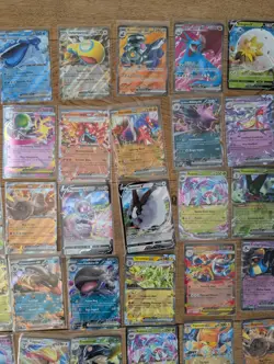 Huge Pokemon Card Collection Lot EX Full Arts HOLOS GX PROMO 60+ - Image 3
