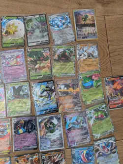 Huge Pokemon Card Collection Lot EX Full Arts HOLOS GX PROMO 60+ - Image 4