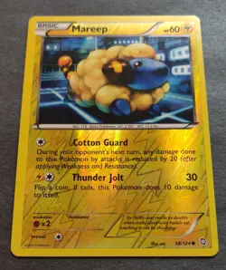Mareep 38/124 Dragons Exalted Reverse Holo Pokemon Tcg Card Lightly Played - Image 1