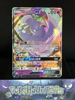 Pokemon Card Oricorio GX 95/236 SM Cosmic Eclipse Half Art Near Mint - Image 1