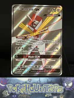 Pokemon Card Kartana GX 106/111 Crimson Invasion Full Art Rare Ultra NM - Image 1