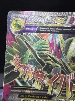 Pokemon Card M Sceptile EX 85/98 XY Ancient Origins Full Art Ultra Rare Played - Image 2