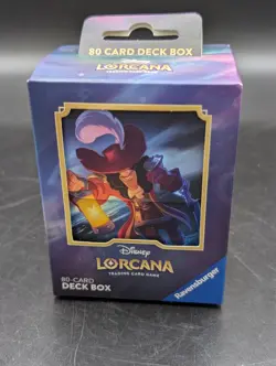 Disney Lorcana Deck Box Captain Hook 80 Card Holder - Image 1