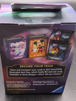Disney Lorcana Deck Box Captain Hook 80 Card Holder - Image 2