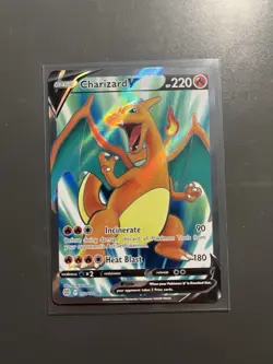 Charizard V 153/172 Brilliant Stars NM Full Art NM Pokemon Card - Image 1