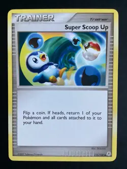 Super Scoop Up Trainer Card 115/130 Diamond&Pearl Base Set Excellent Condition - Image 2
