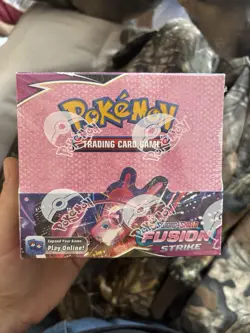 Pokemon TCG Fusion Strike Booster Box English 2021 Over 260 Cards - Image 1