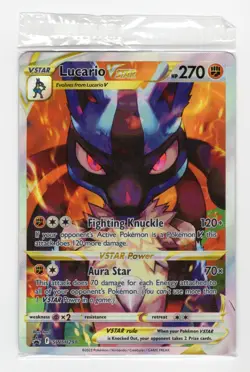 Lucario VSTAR SWSH291 SWSH: Sword & Shield Promo Holo Sealed Pokemon Card NM - Image 1