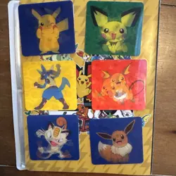 Pikachu Pokemon Trading Card Game binder TCG - Image 3