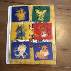 Pikachu Pokemon Trading Card Game binder TCG - Image 4