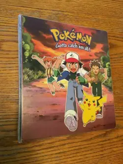 Vintage 1999 Plymouth 3 Ring Card Binder Nintendo Pokemon Pikachu Ash 41365040775 - Image 1