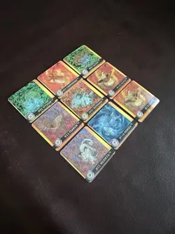 Lot of 9 Pokemon Artbox 1999 Premier Edition Action Flipz 3D Cards - Image 2