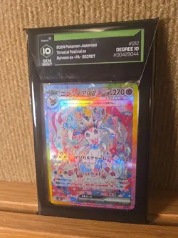 Pokemon TCG Sylveon EX 212/187 SV8a Terastal Fest Holo Card Japanese Edition - Image 1