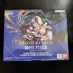 ONE PIECE CARD GAME THE AZURE SEA'S SEVEN BOOSTER BOX OP14 ENGLISH Sealed 1/16 - Image 2