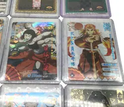 Demon Slayer Anime Trading Cards Set Of 12 SSR & UR Holographic Collectibles - Image 5