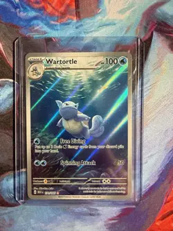 Pokemon TCG Wartortle Scarlet & Violet 151 Illustration Rare Card 171/165 NM US - Image 1