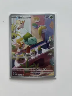 Pokemon TCG Stellar Crown Bulbasaur Card 143/142 Special Illustration Rare - Image 1
