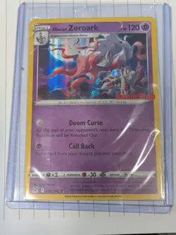 Hisuian Zoroark 076/196 2022 GameStop Exclusive Pokemon Card Promo SEALED - Nm - Image 1