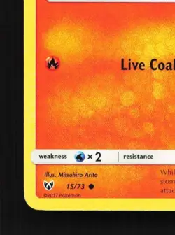 Litten 15/73 LP Shining Legends English Pokemon Card TCG - Image 2