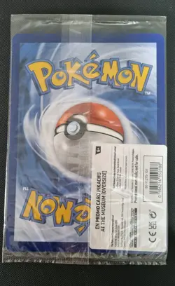 Jumbo Pikachu At The Museum Pokemon Card Black Star Promo In Original Sleeve - Image 2