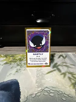 POKEMON Baby Chibi Card #092 Gastly Peru Cute Collection US Seller - Image 1