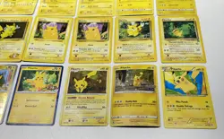Lot of Pikachu Pokemon TCG Trading Cards (Shadowless, 1st Edition, Promos) - Image 4